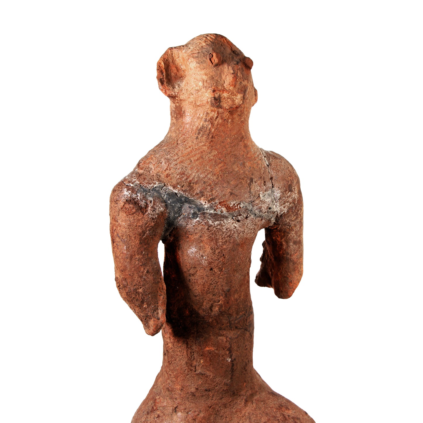 Niger-Binnendelta, Mali, Sitzende Tonfigur, 39 cm