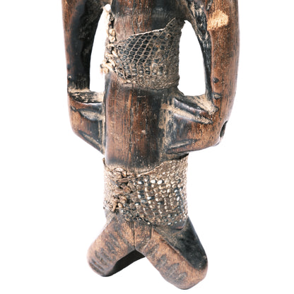Burkina Faso Flöte, Anthropomorphe Darstellung, 18 cm