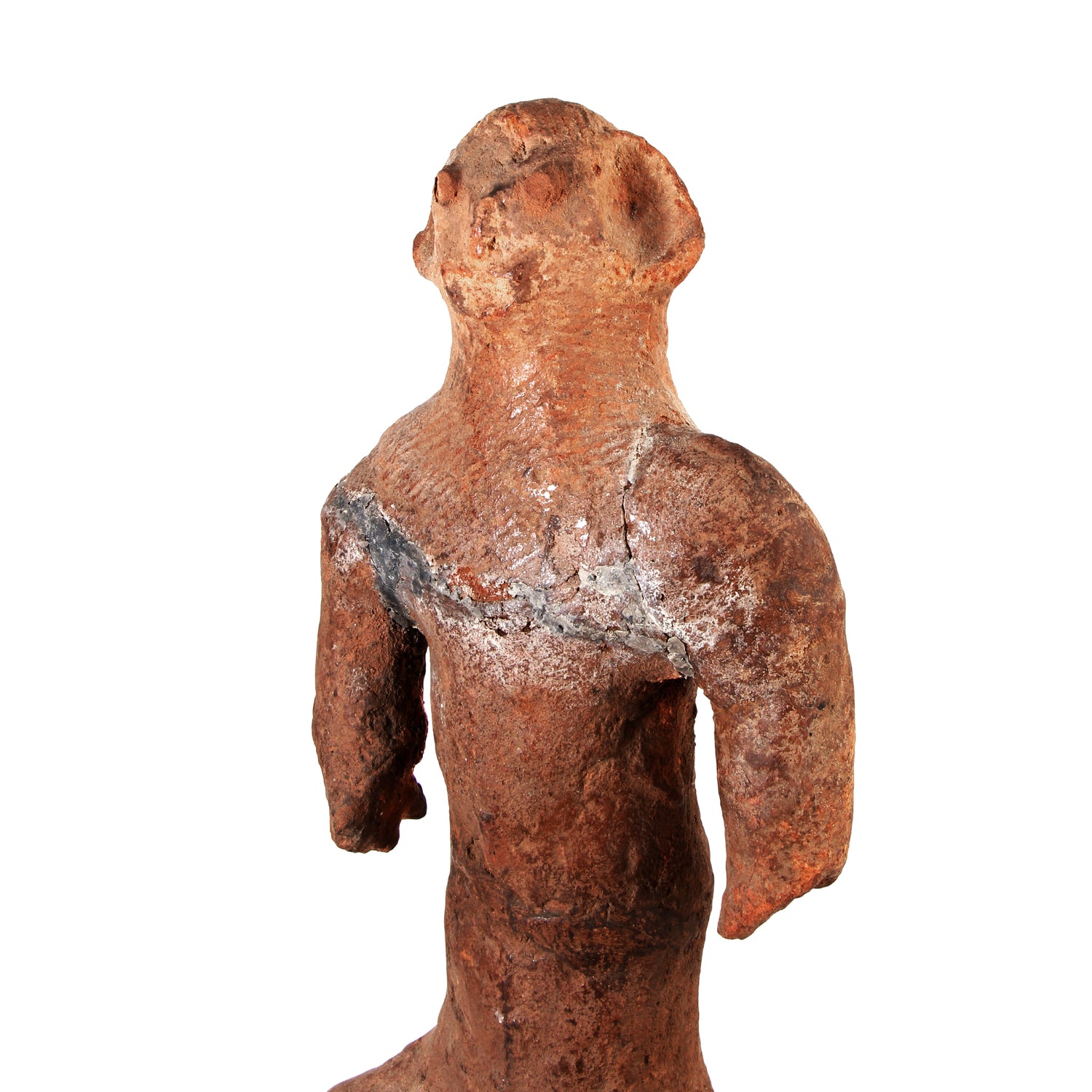 Niger-Binnendelta, Mali, Sitzende Tonfigur, 39 cm