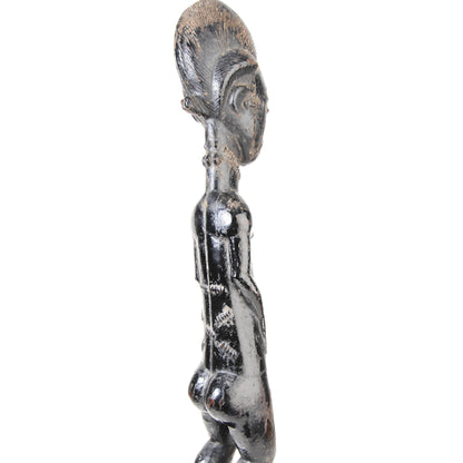 Côte d'Ivoire, Baoulé, figurine masculine, 40 cm