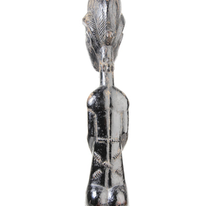 Côte d'Ivoire, Baoulé, figurine masculine, 40 cm
