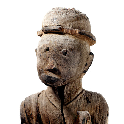 Sudan, Bongo, wooden sculpture from Kwanja Gete, Multi-provenance, 172,5 cm